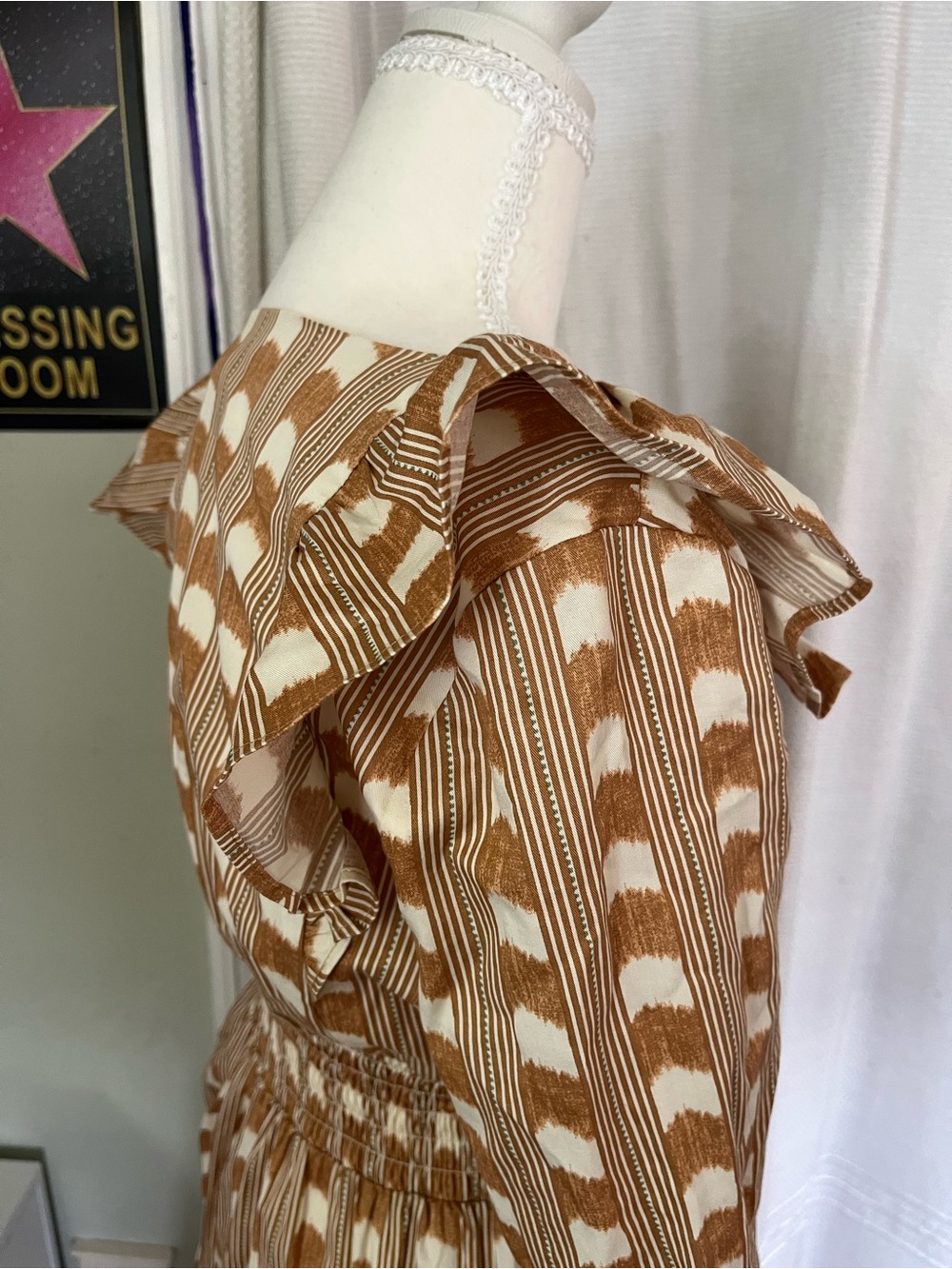 Derek Lam 10 Crosby Printed Mini Dress Fall 2023 Collection - Picture 5 of 5